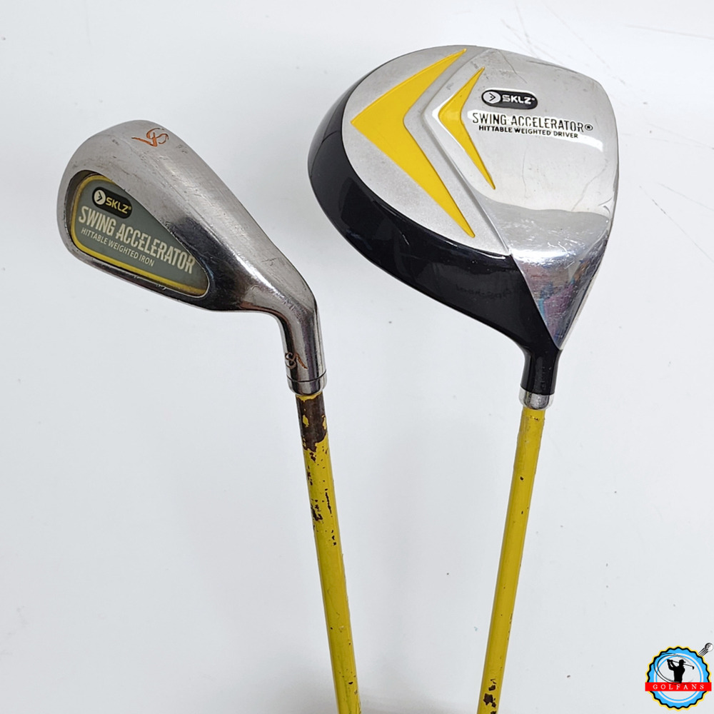 SKLZ SWING ACCELERATOR DRIVER & IRON Hittable Weighted Training Club Set RH FAIR